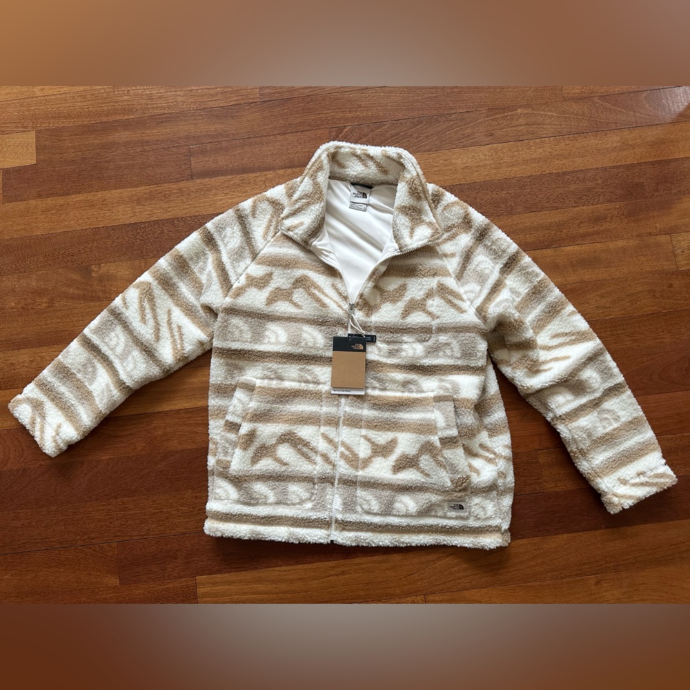 The North Face Cream and Tan Utility Jacket